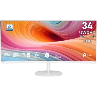 MSI PRO MP341CQ E12 White 120Hz MSI PRO MP341CQ E12 White 120Hz
